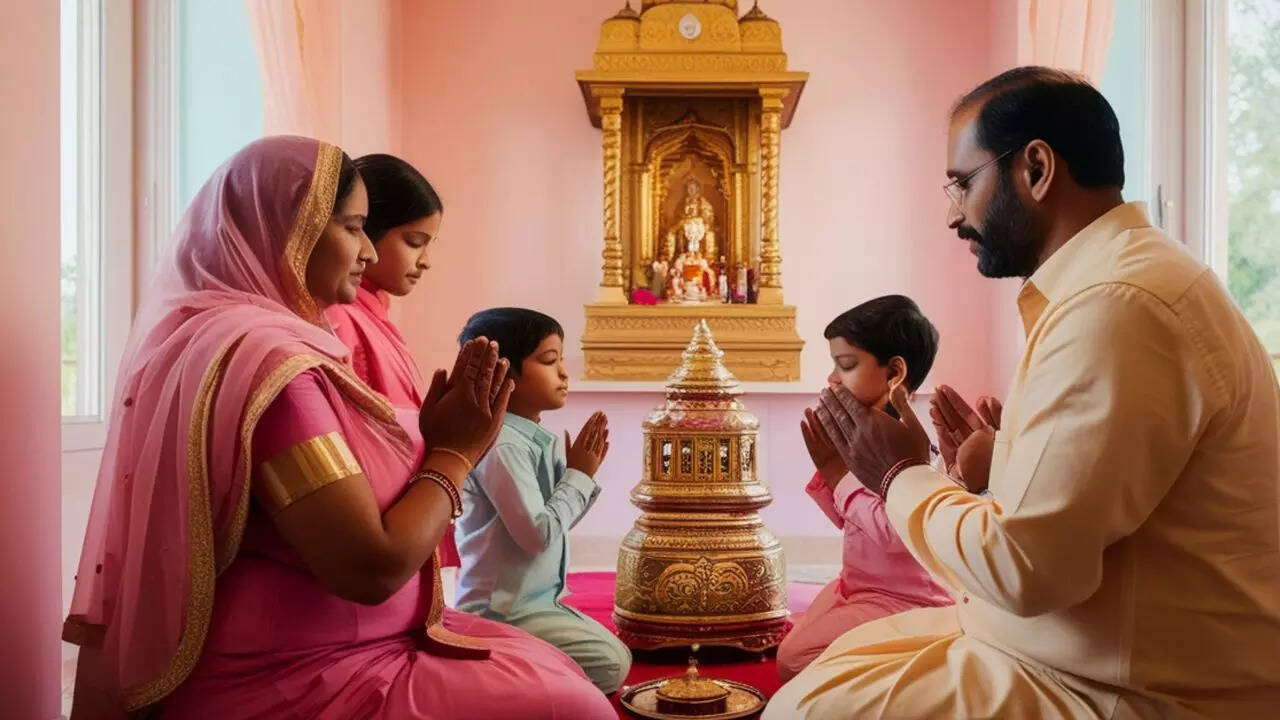 Why should you paint your mandir with vibrant colors?