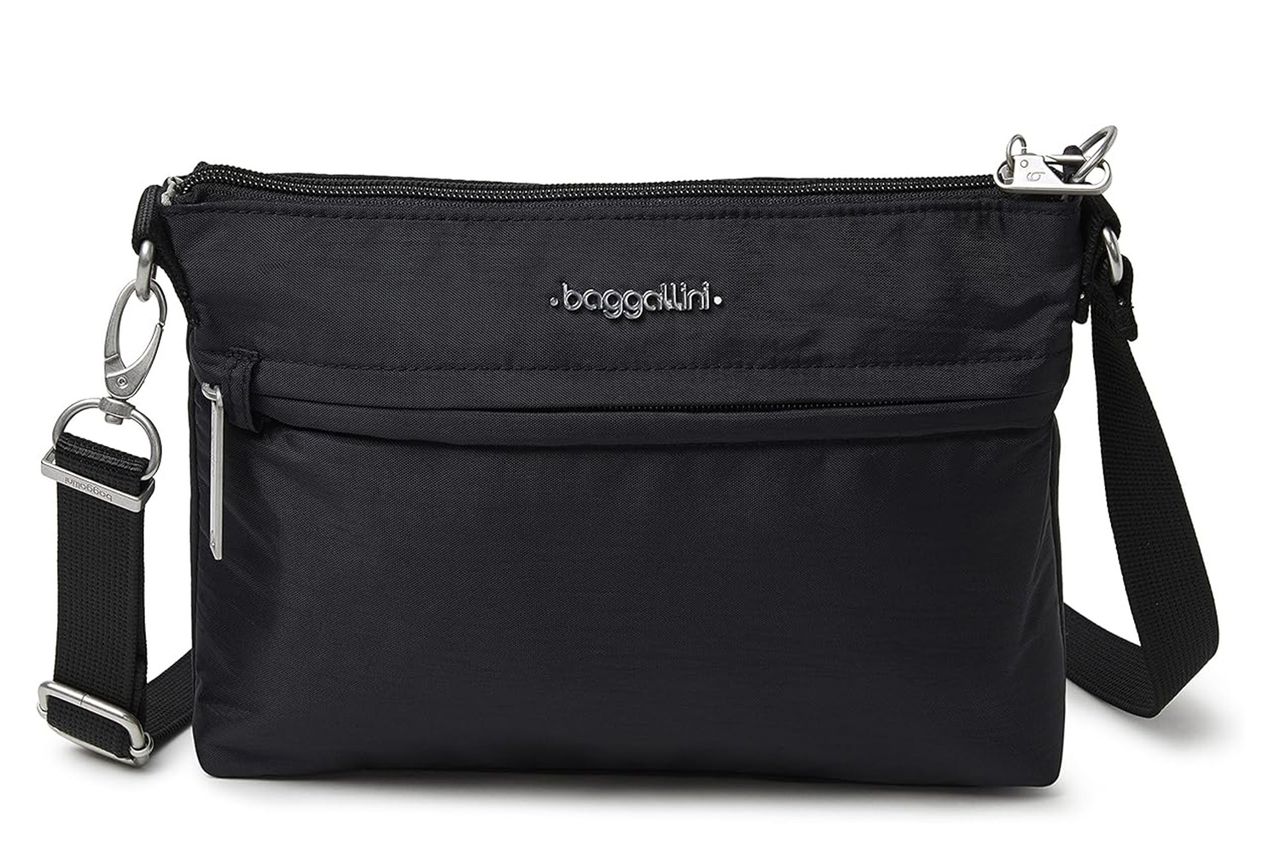 Baggallini womens Securtex Anti-theft Memento Crossbody Bag