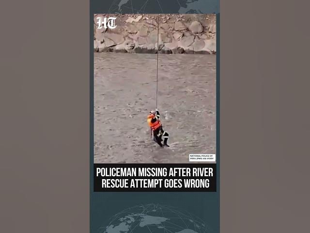 Heroic attempt ends in disaster as officer and dog missing after rescue ...