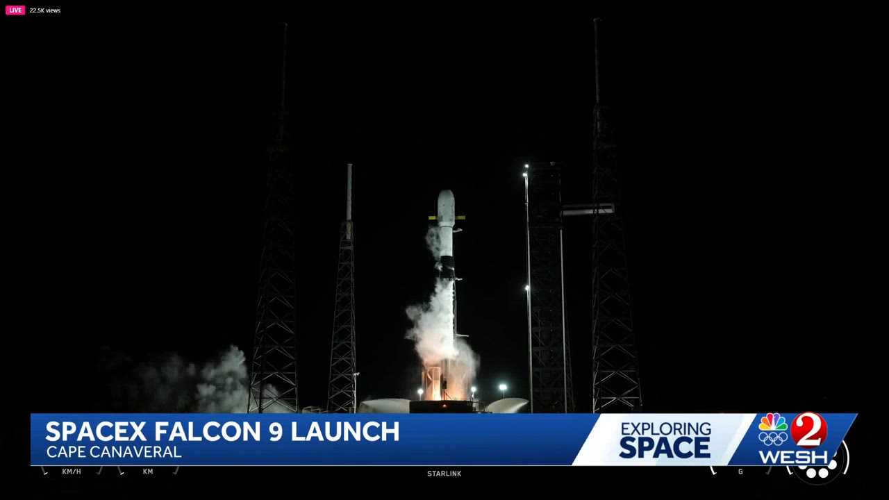 SpaceX launches more satellites from Cape Canaveral on Saturday night