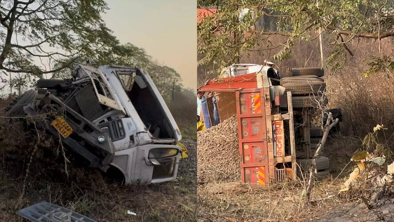 5 police personnel killed, 3 critical after SUV collides with gravel ...