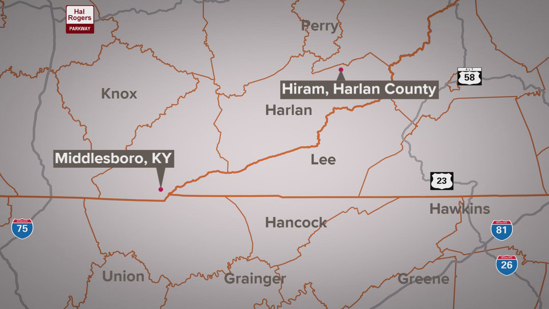 One dead, two injured in three-vehicle crash in Harlan County