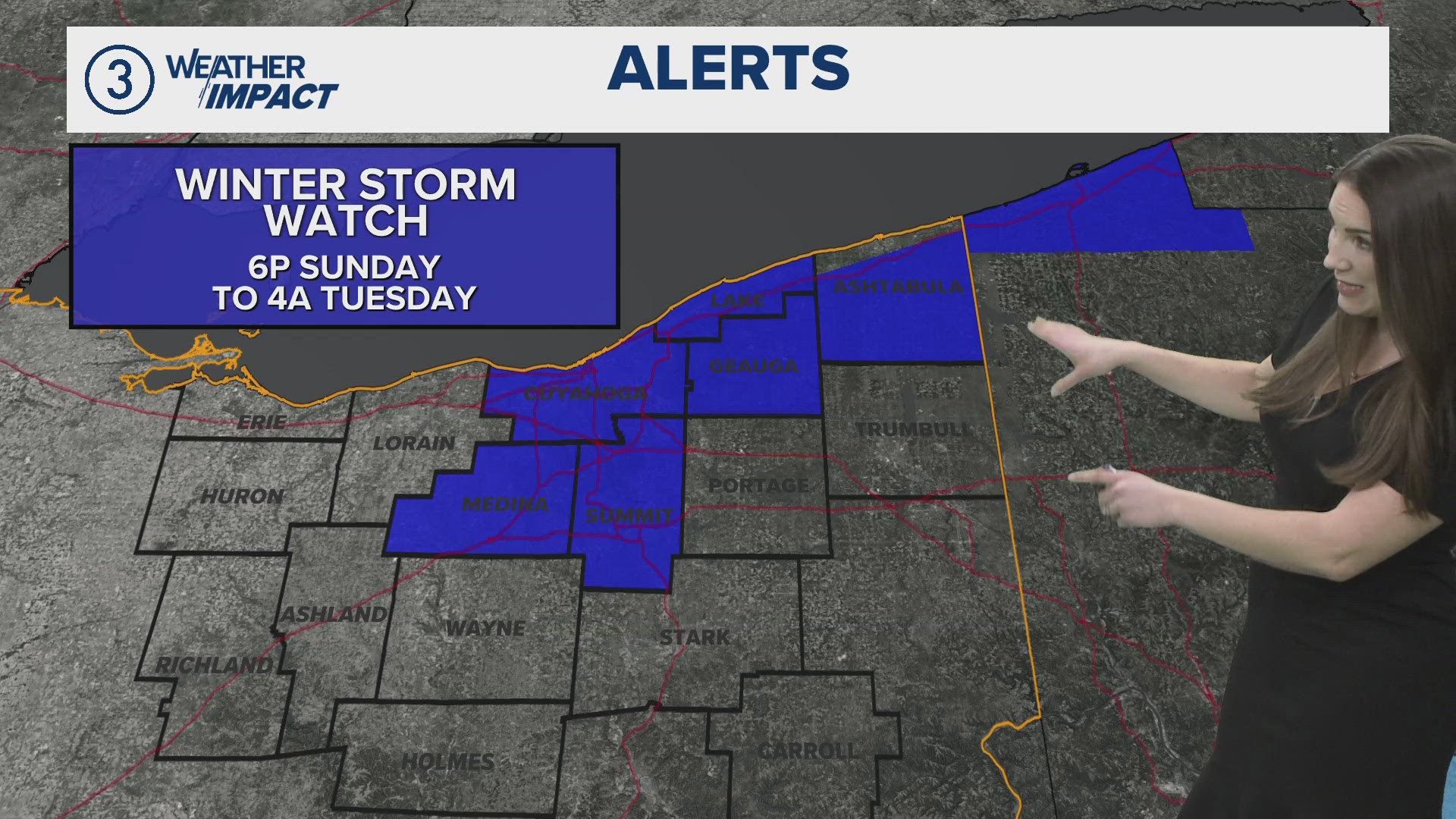 Northeast Ohio weather impact: Accumulating snow returns Sunday and Monday