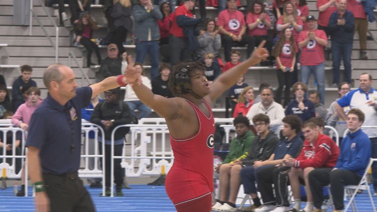 Grassfield repeats, Cox wins third straight at state wrestling ...