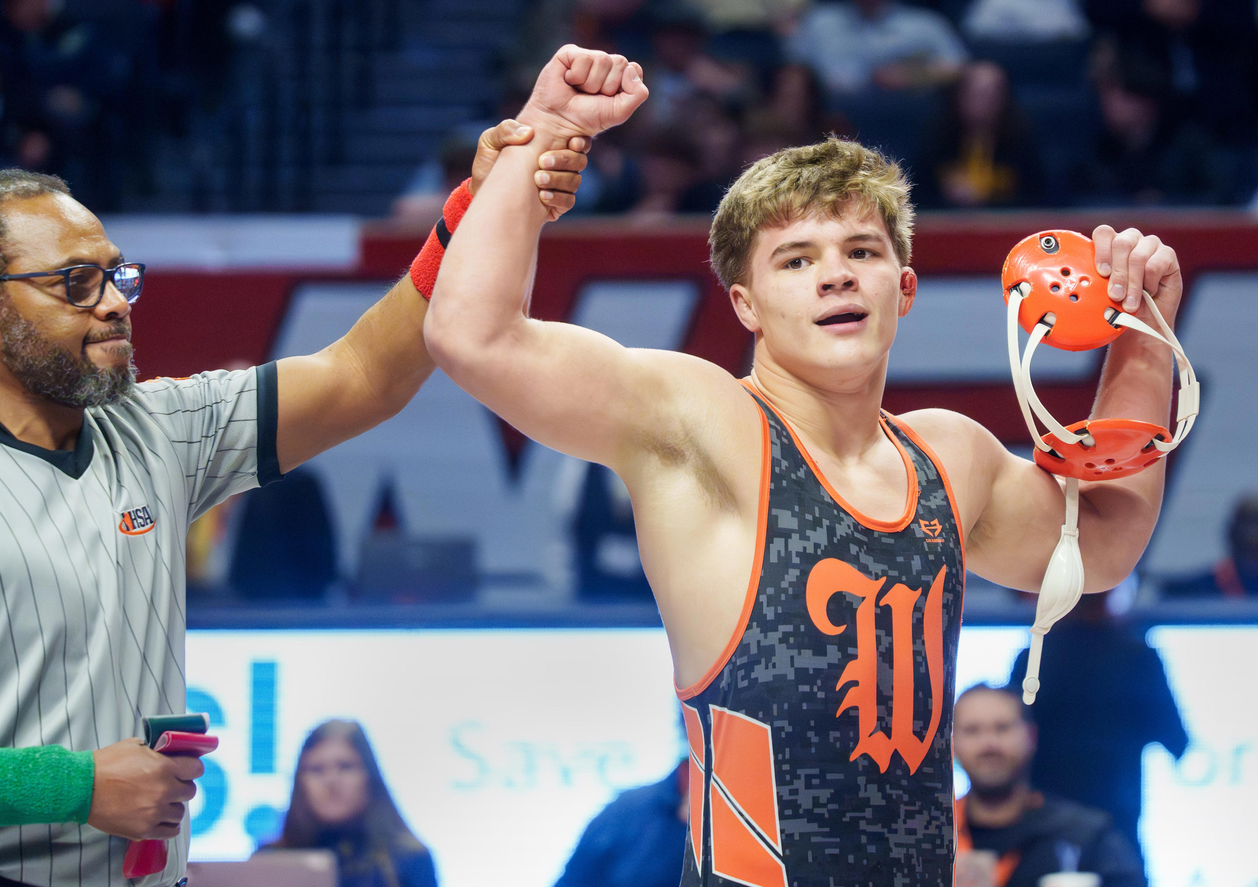 Future Illinois athlete wins third IHSA state wrestling title for ...