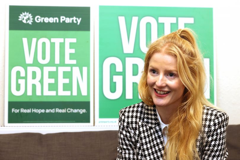 Green Party candidate Hannah Spencer