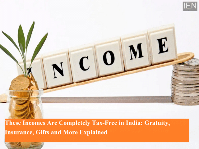 These incomes are completely tax-free in India: Gratuity, insurance ...