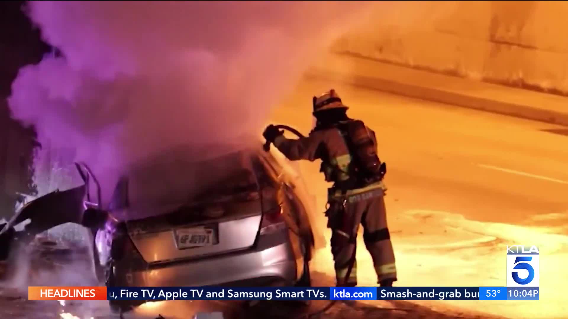 4 people killed in fiery Long Beach crash