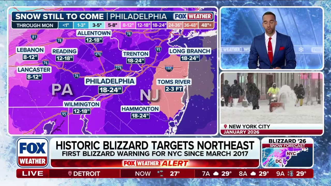 30 million under blizzard warnings as historic nor'easter is set to ...