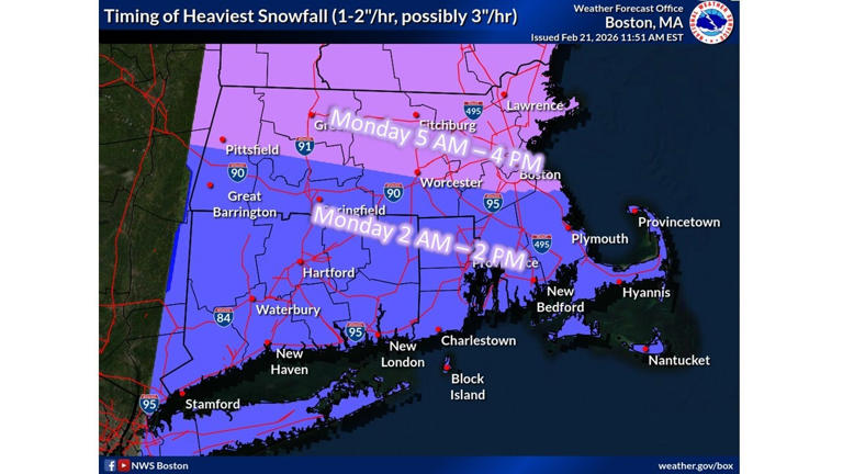 Winter storm Hernando strikes the East Coast with snow, strong winds ...