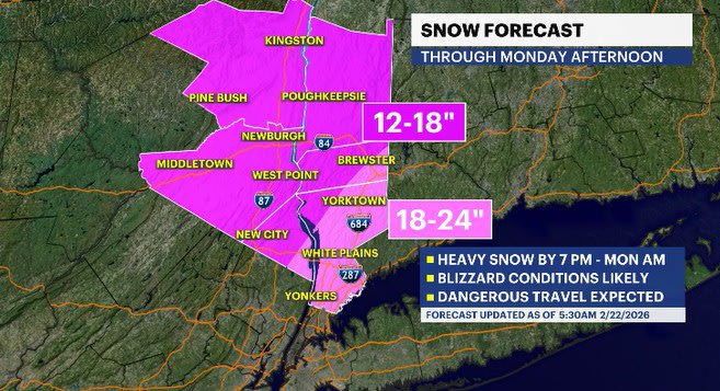 Storm watch: A blizzard will bring up to 2 feet of snow, strong gusts ...