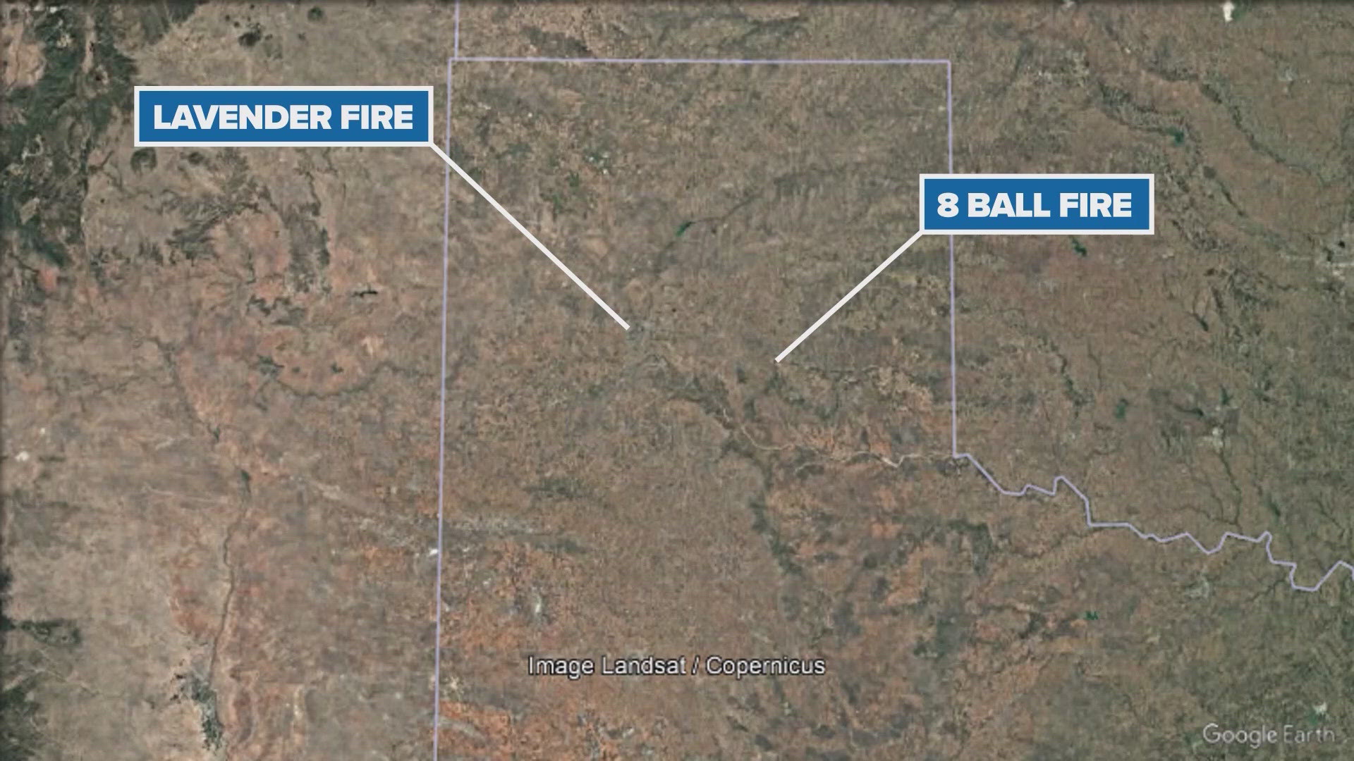 Firefighters make progress containing grass fires in the Texas Panhandle