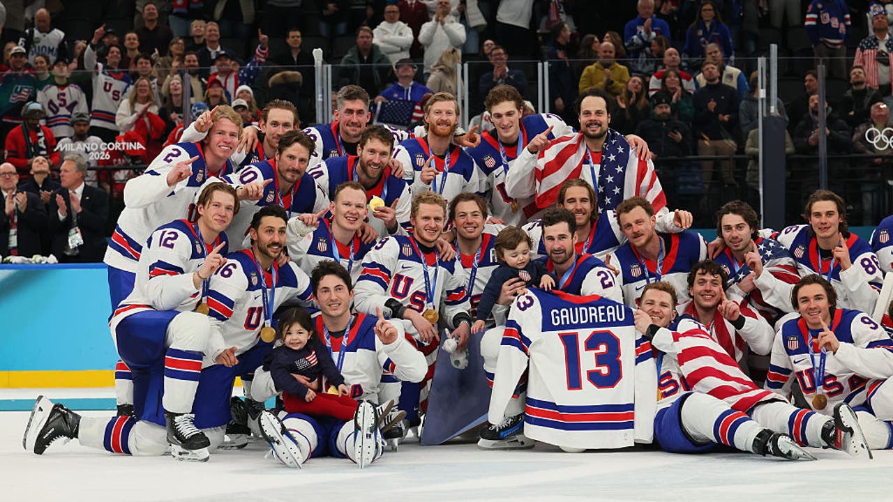 USA wins first men's hockey gold since 1980 with Jack Hughes game ...
