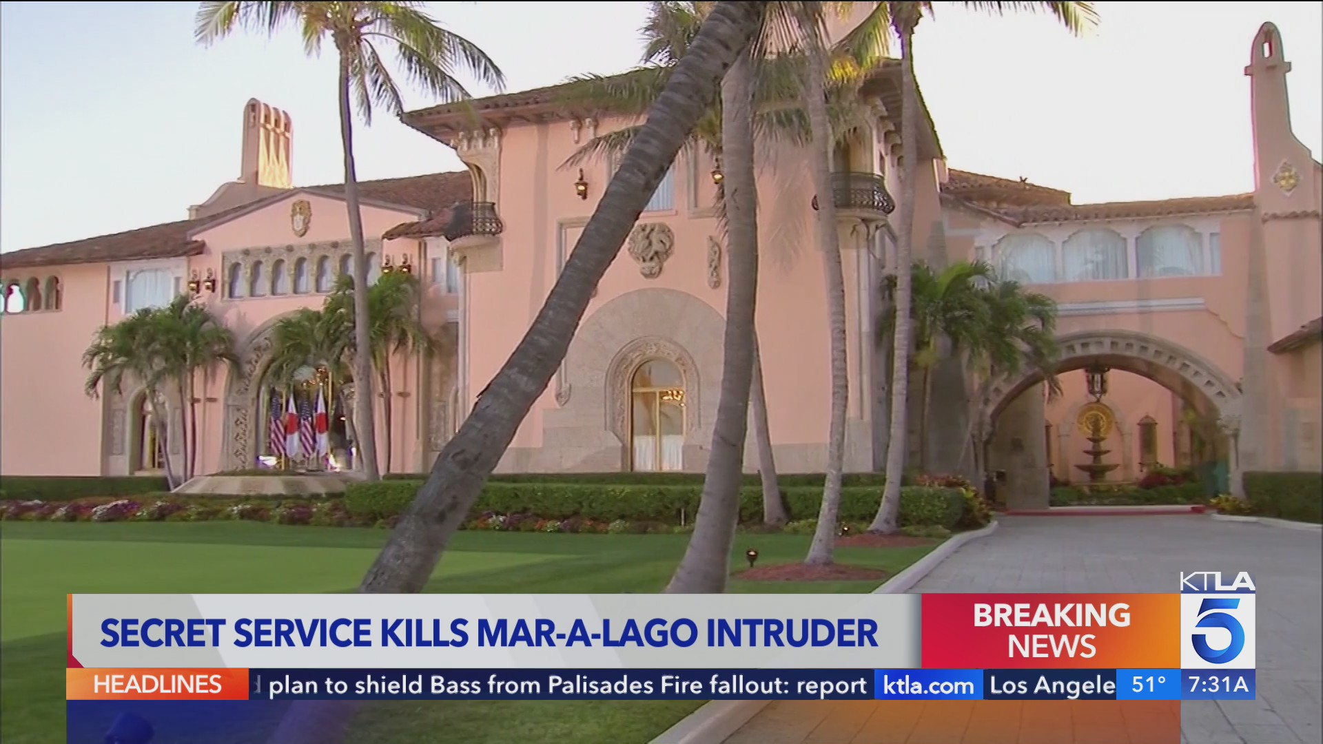 Man shot, killed by US Secret Service, local deputy at Mar-a-Lago after ...