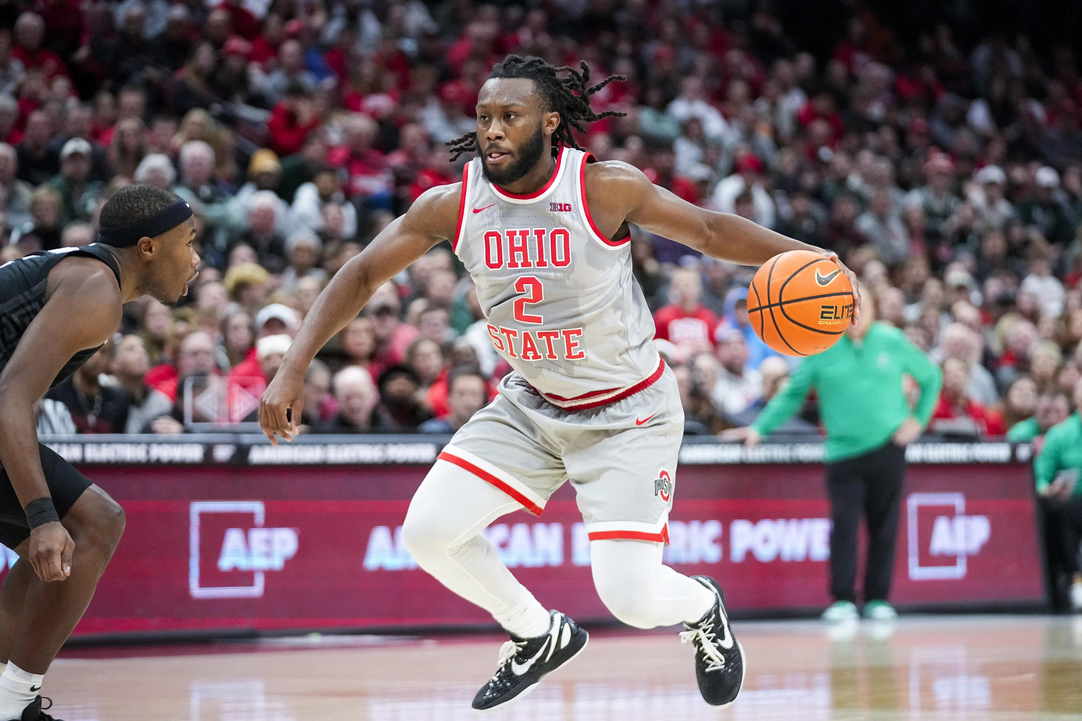 Ohio State falls at No. 15 Michigan State despite Bruce Thornton's 32 ...