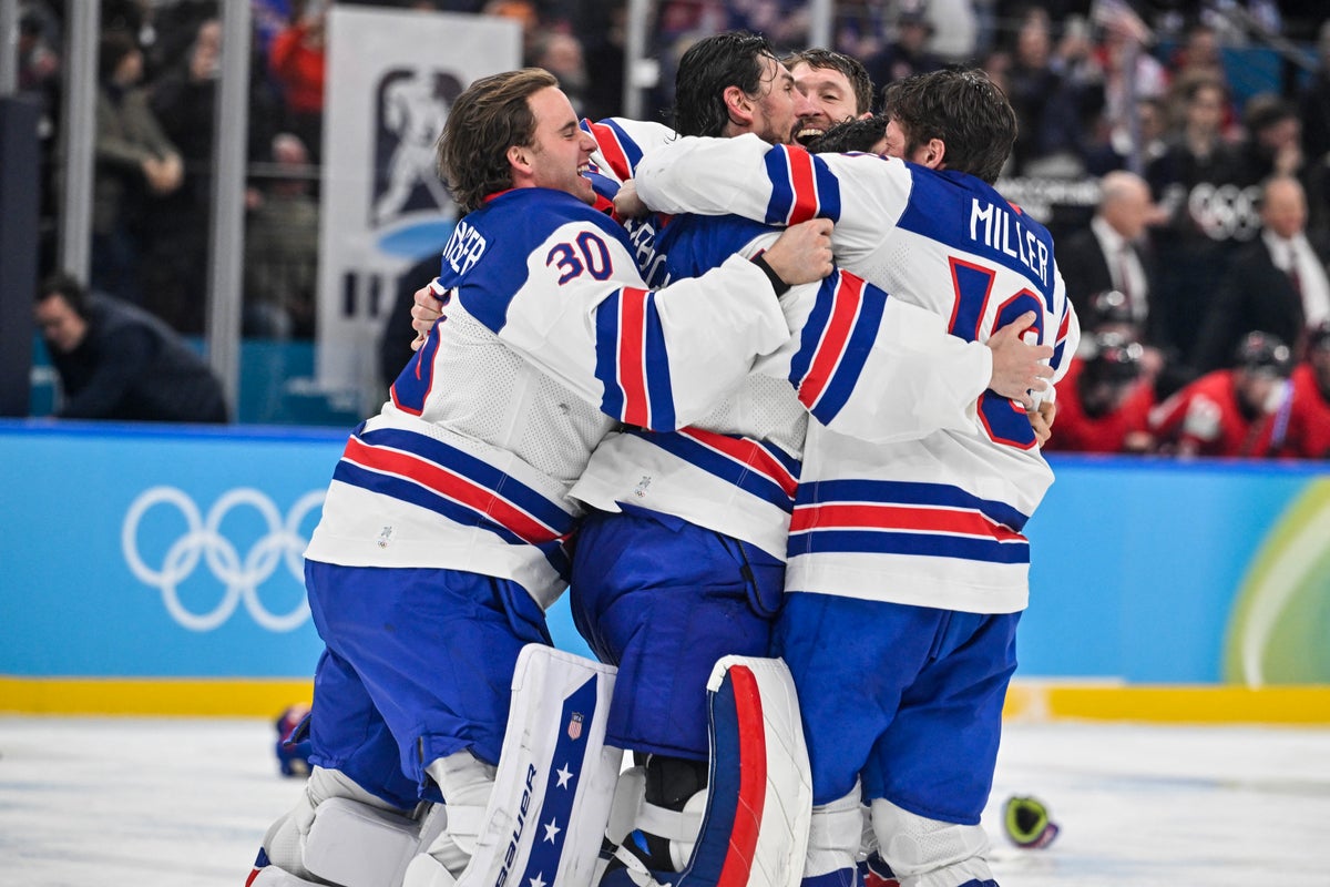 USA beat Canada in sudden-death overtime to win ice hockey gold