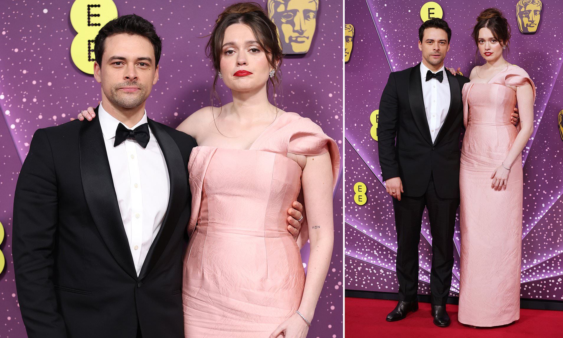 Aimee Lou Wood make a rare red carpet appearance with boyfriend Adam ...