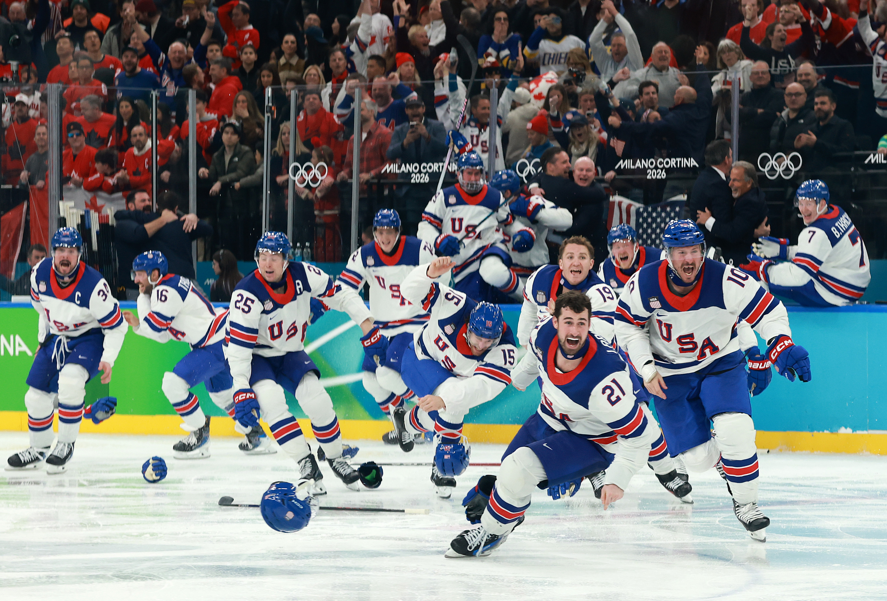 Jack Hughes loses some teeth, picks up gold in epic US win over Canada