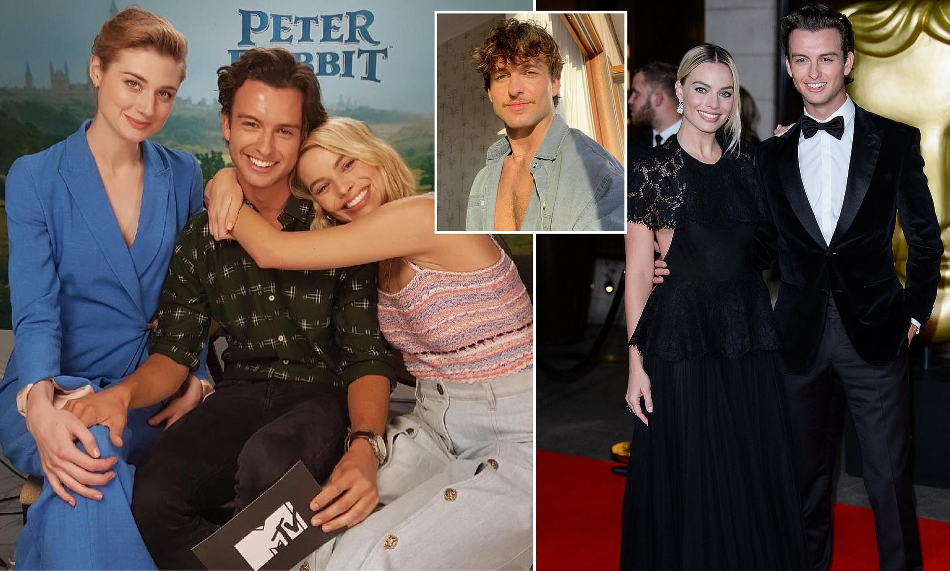 Where is Margot Robbie's younger brother Cameron?