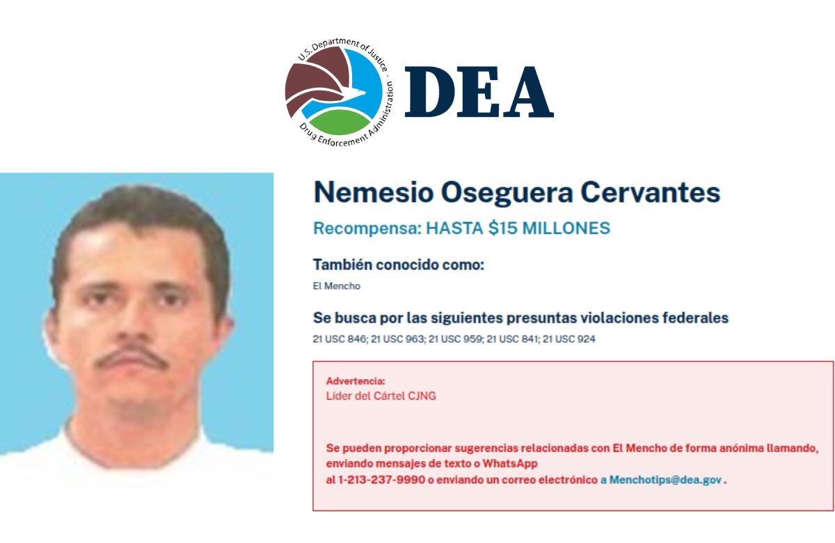 Así fue la vez que El Mencho fue detenido en Estados Unidos y liberado ...