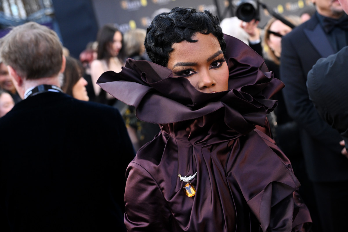 Teyana Taylor Wins The 2026 BAFTAs Red Carpet In A Dramatic Burberry Trench