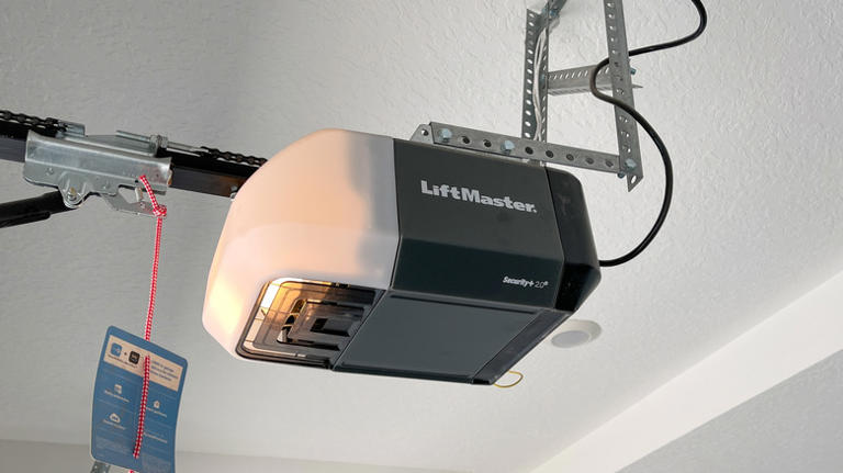 Who makes LiftMaster garage door openers and where are they manufactured?