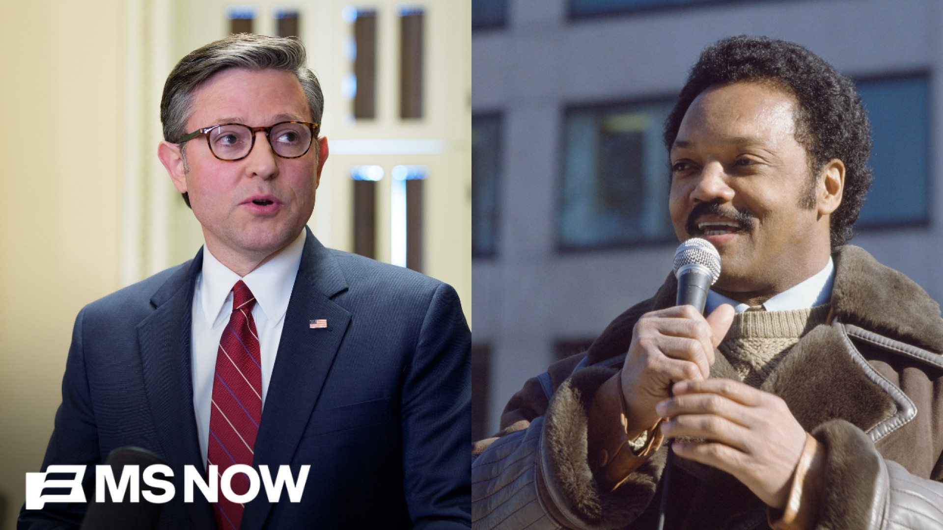 'An insult to millions' Mike Johnson refuses to let Rev. Jesse Jackson