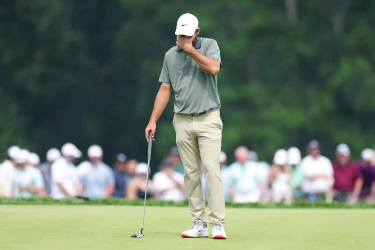 Scottie Scheffler responds to questions about opening-round struggles ...