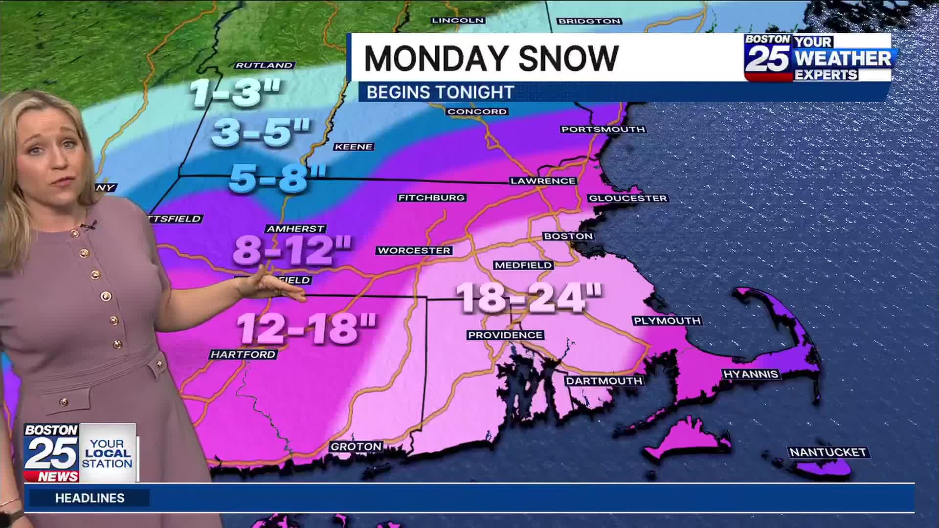 New snowfall map: Late Sunday-Monday nor’easter expected to bring heavy ...