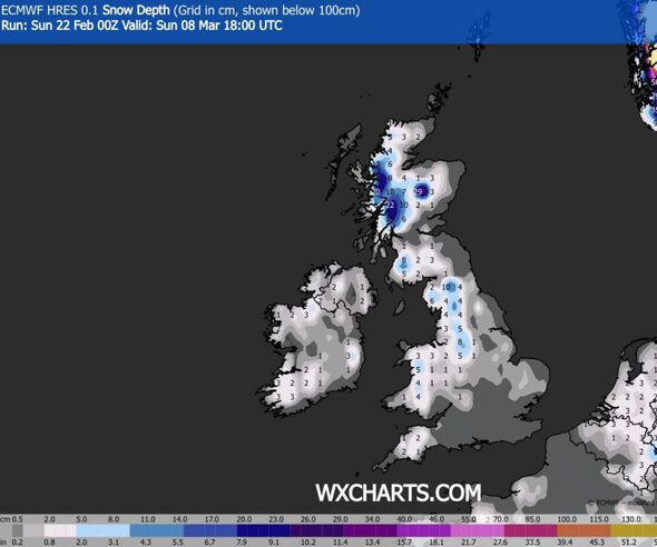 Snow maps show 90% of UK buried as blizzards hit as far south as London ...