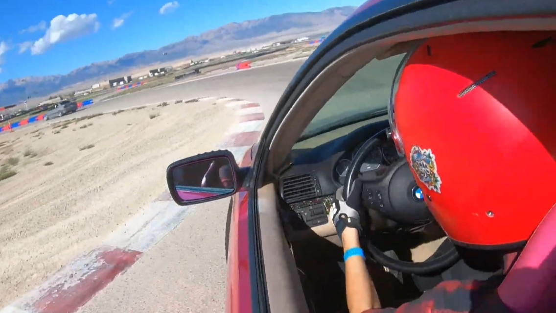 Dynamic car drifting captures precision and teamwork