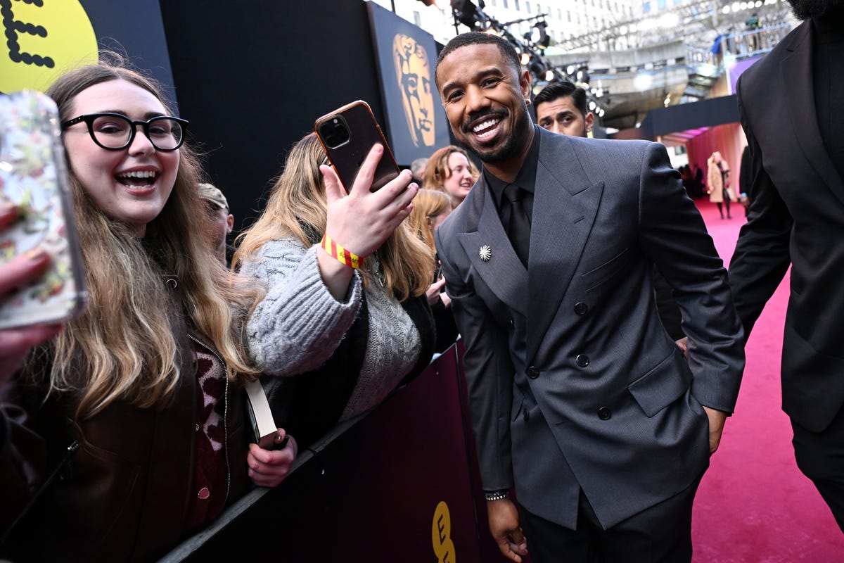 Michael B Jordan elevates BAFTAs style with delicate diamond jewelry