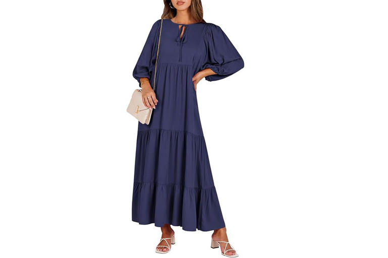 chinese dress ladies Amazon.com: Women's Boho Maxi Dress