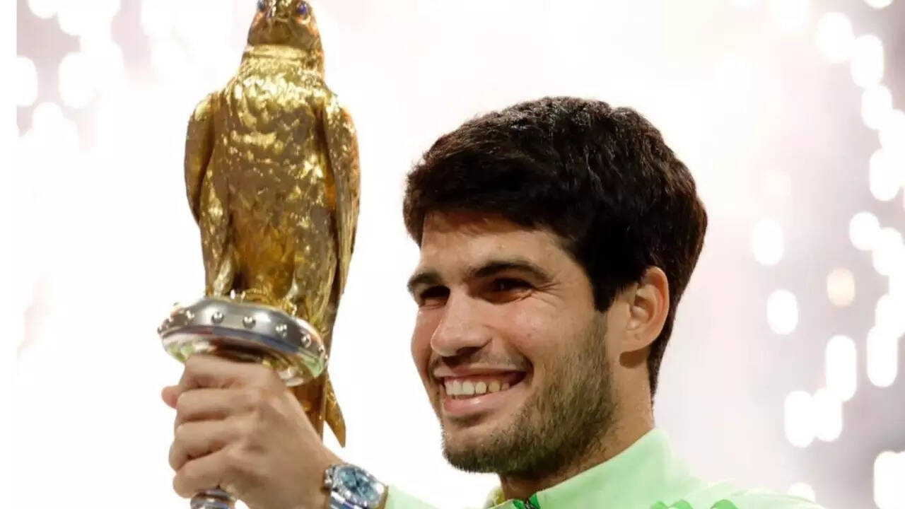 Carlos Alcaraz’s Qatar Open prize money revealed as golden falcon ...