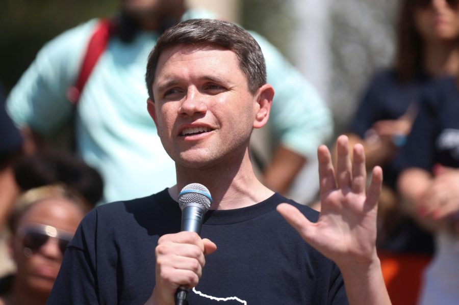 Large crowds gathered for State Rep. James Talarico Lubbock rally