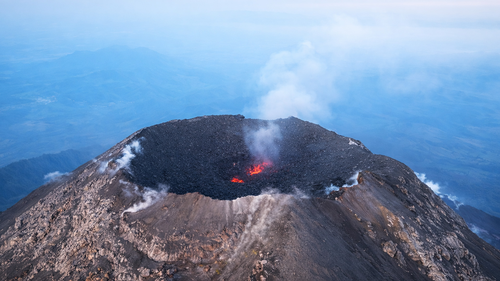 Would you hike to this volcano?