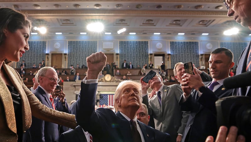 Trump readies for a State of the Union like no other