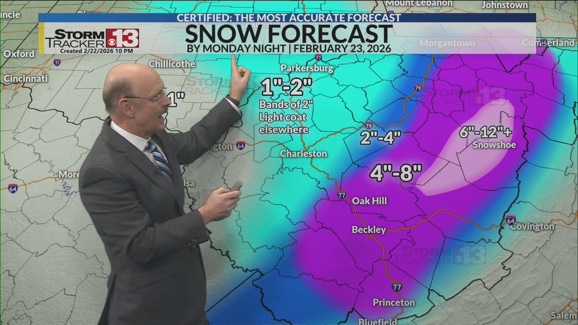 Sunday night 11pm snow update - also looking at next rounds of heavy ...