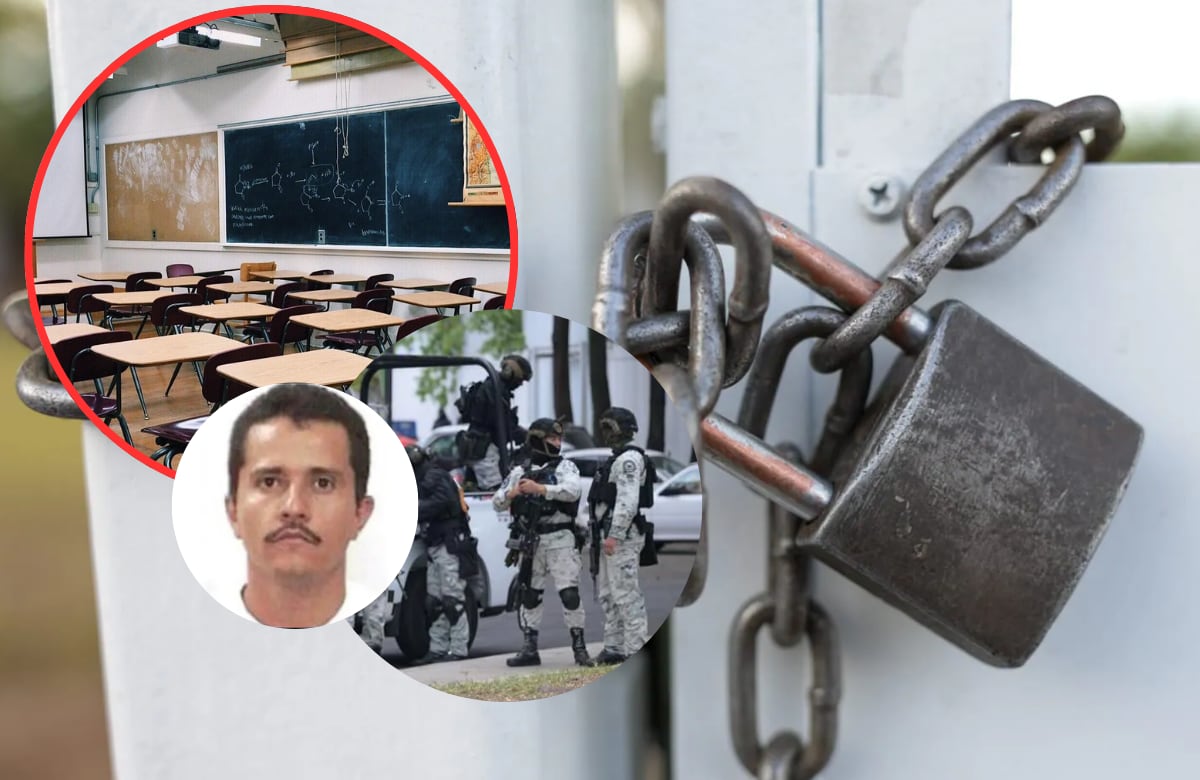 Suspenden clases en 8 estados por bloqueos tras la muerte de El Mencho