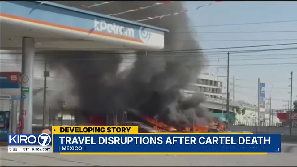 Video: Woman from Lacey describes the chaos in Puerto Vallarta<br>