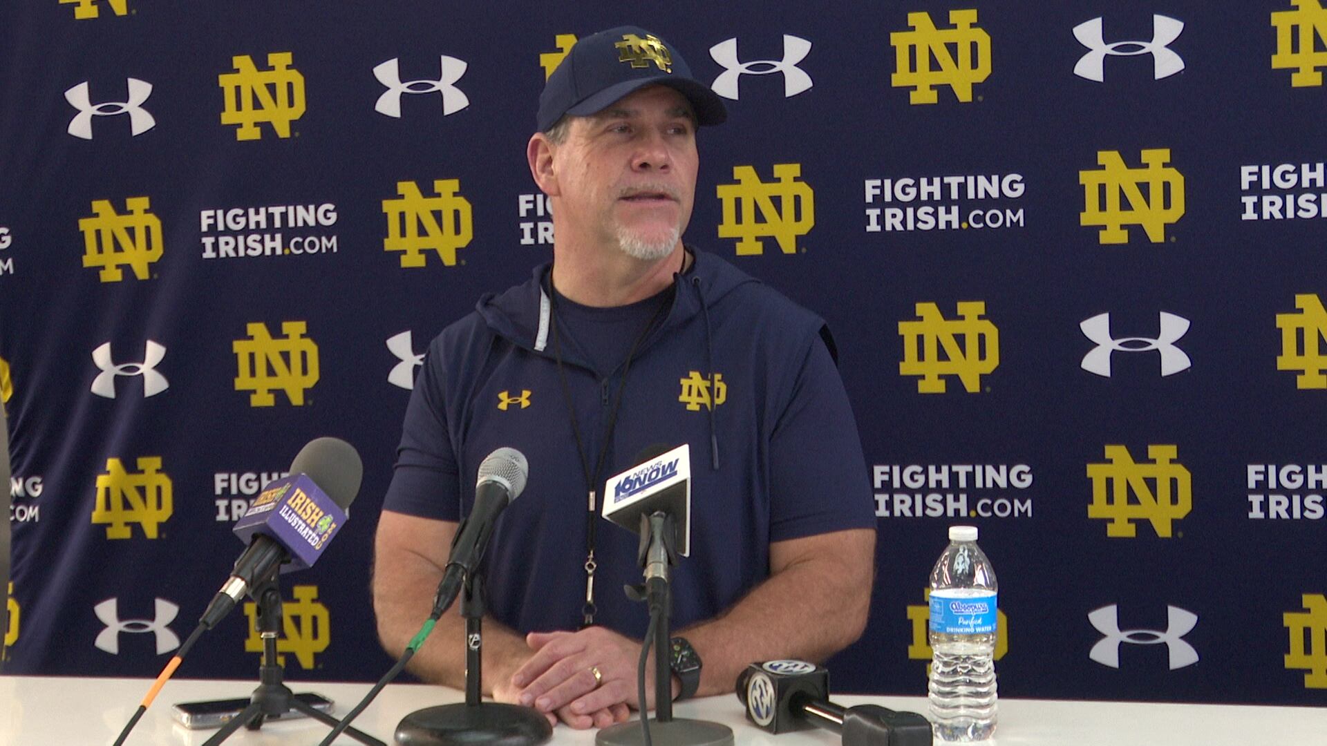 New Notre Dame DL coach Charlie Partridge ready to help Irish defense ...