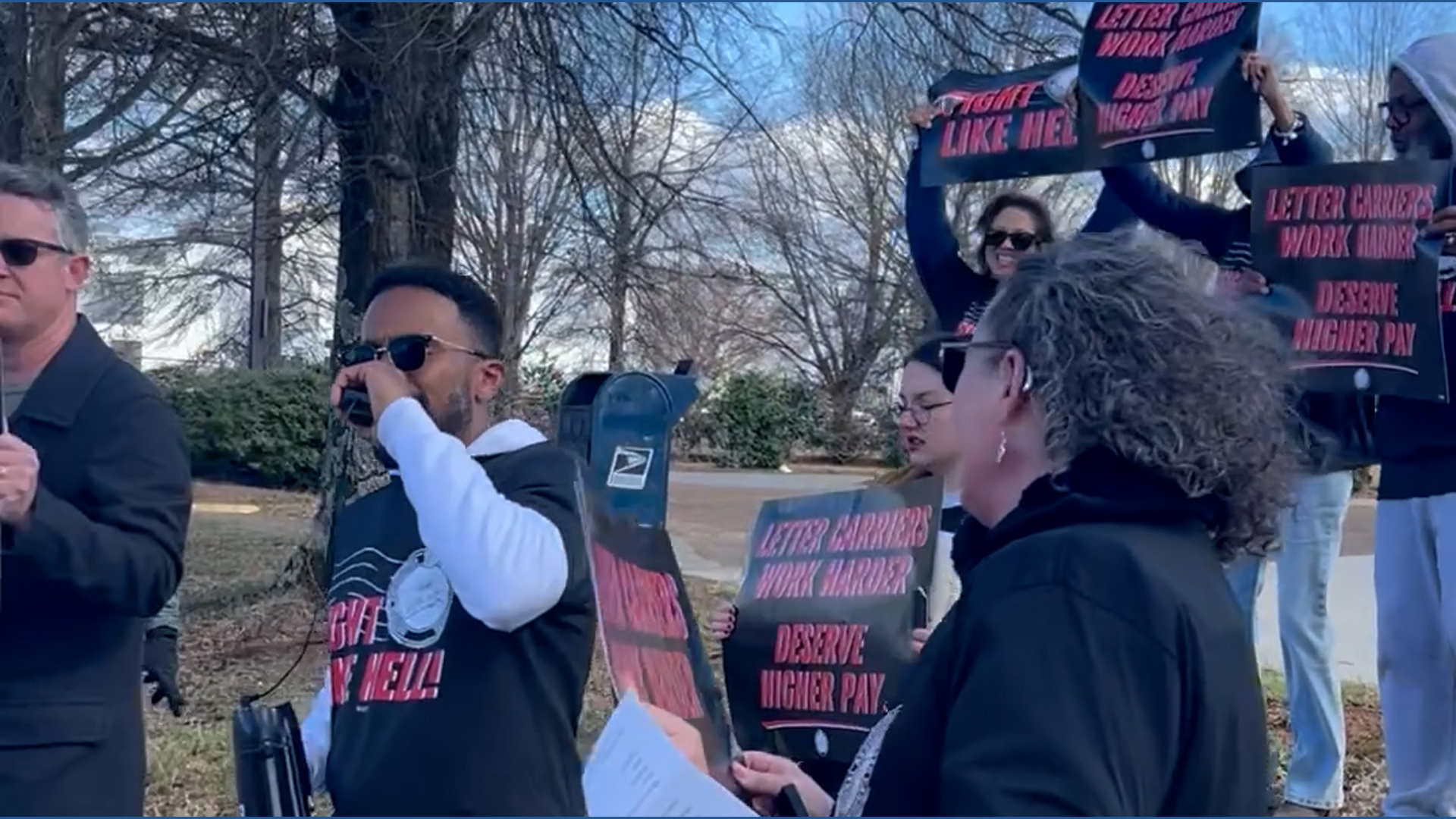 National Association of Letter Carriers rally for fair pay