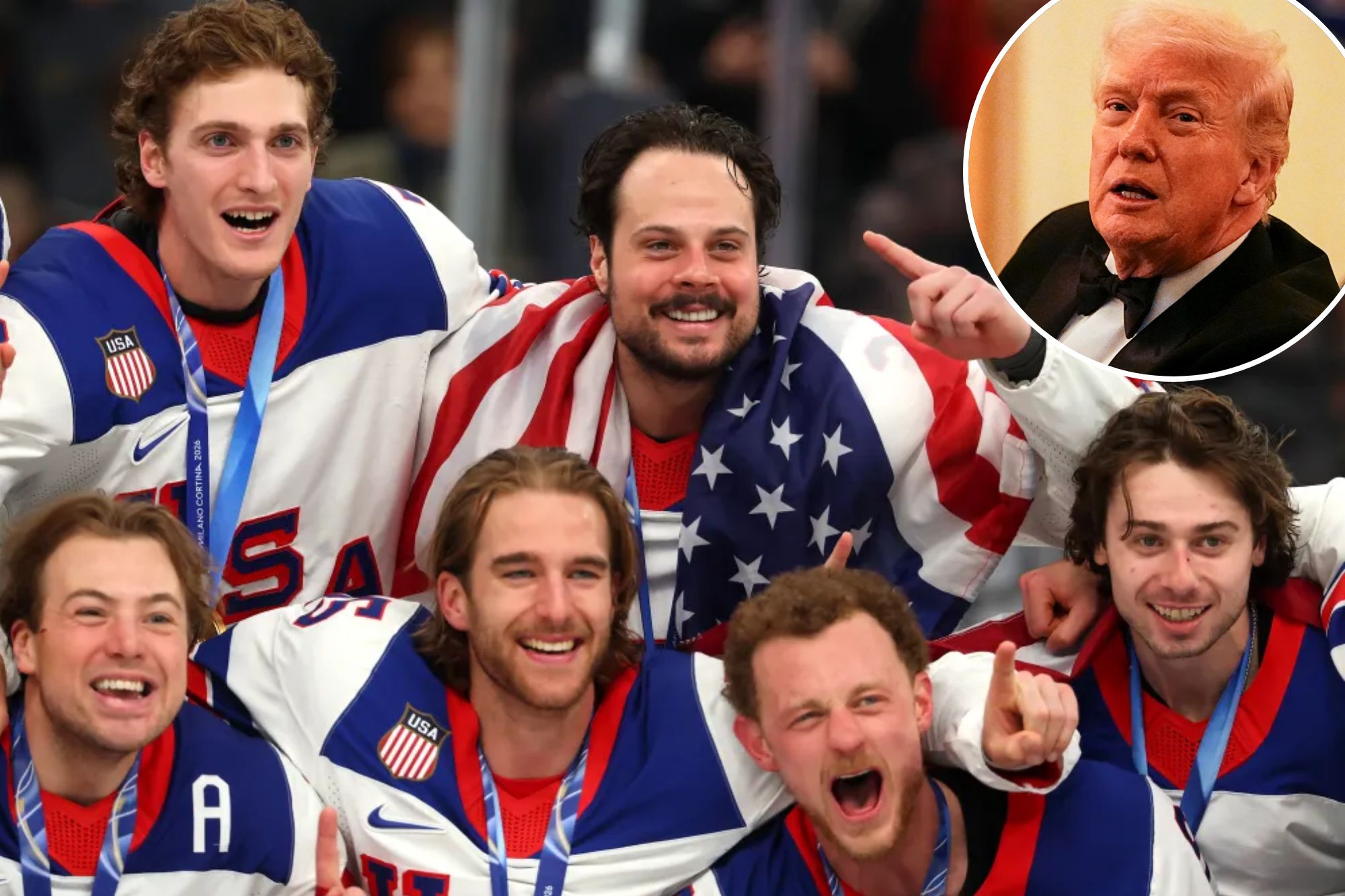 Trump congratulates USA men’s hockey team in phone call after Olympic ...