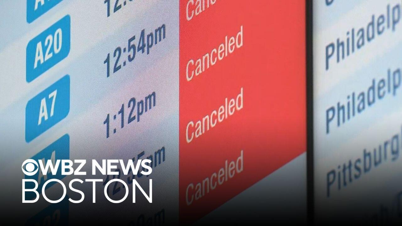 Impending Boston nor'easter leads to flight cancellations at Logan Airport