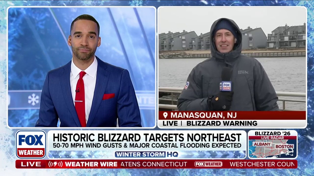 Entire state of New Jersey under a blizzard warning as historic nor ...