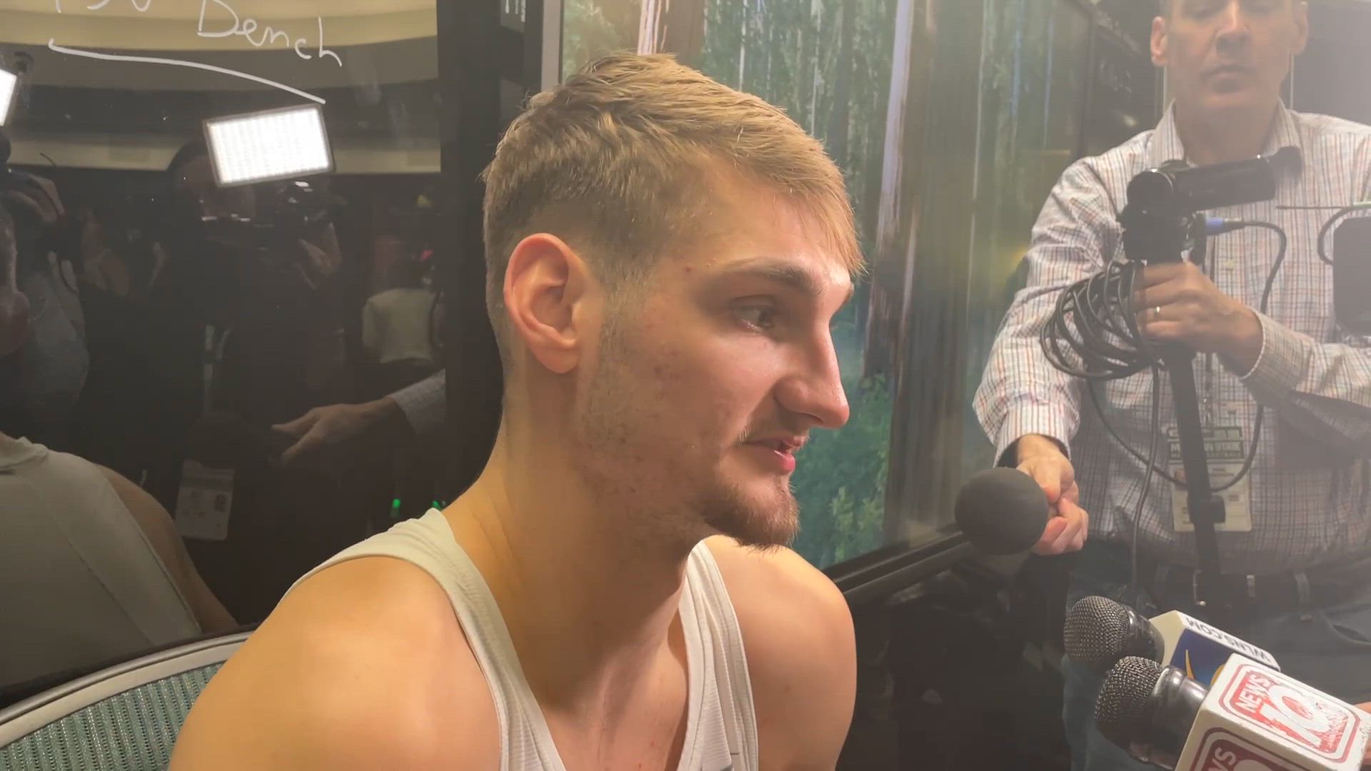 Michigan State Spartan forward Carson Cooper on escaping with a win vs ...