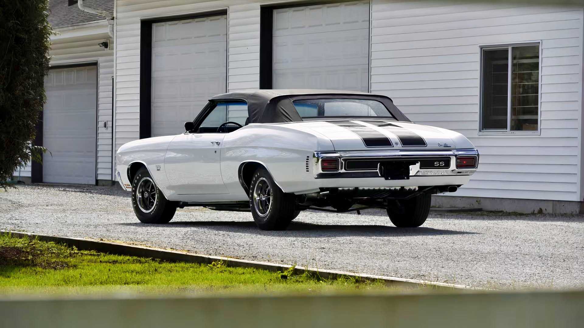 1970 Chevrolet Chevelle SS 454 LS6 Convertible Rear 3/4