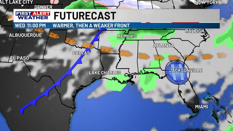 First alert forecast: A couple cold mornings, turning warmer again by ...