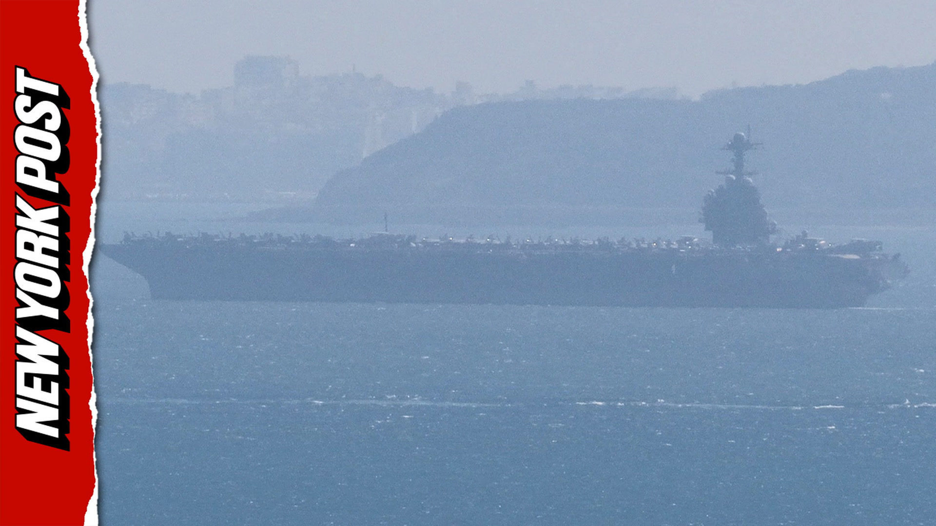 USS Gerald R Ford spotted in Mediterranean Sea as Iran strike fears grow