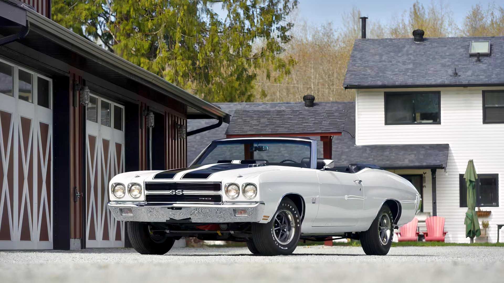 1970 Chevrolet Chevelle SS 454 LS6 Convertible Front 3/4